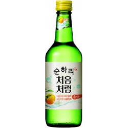 Licor de SOJU con Yuja